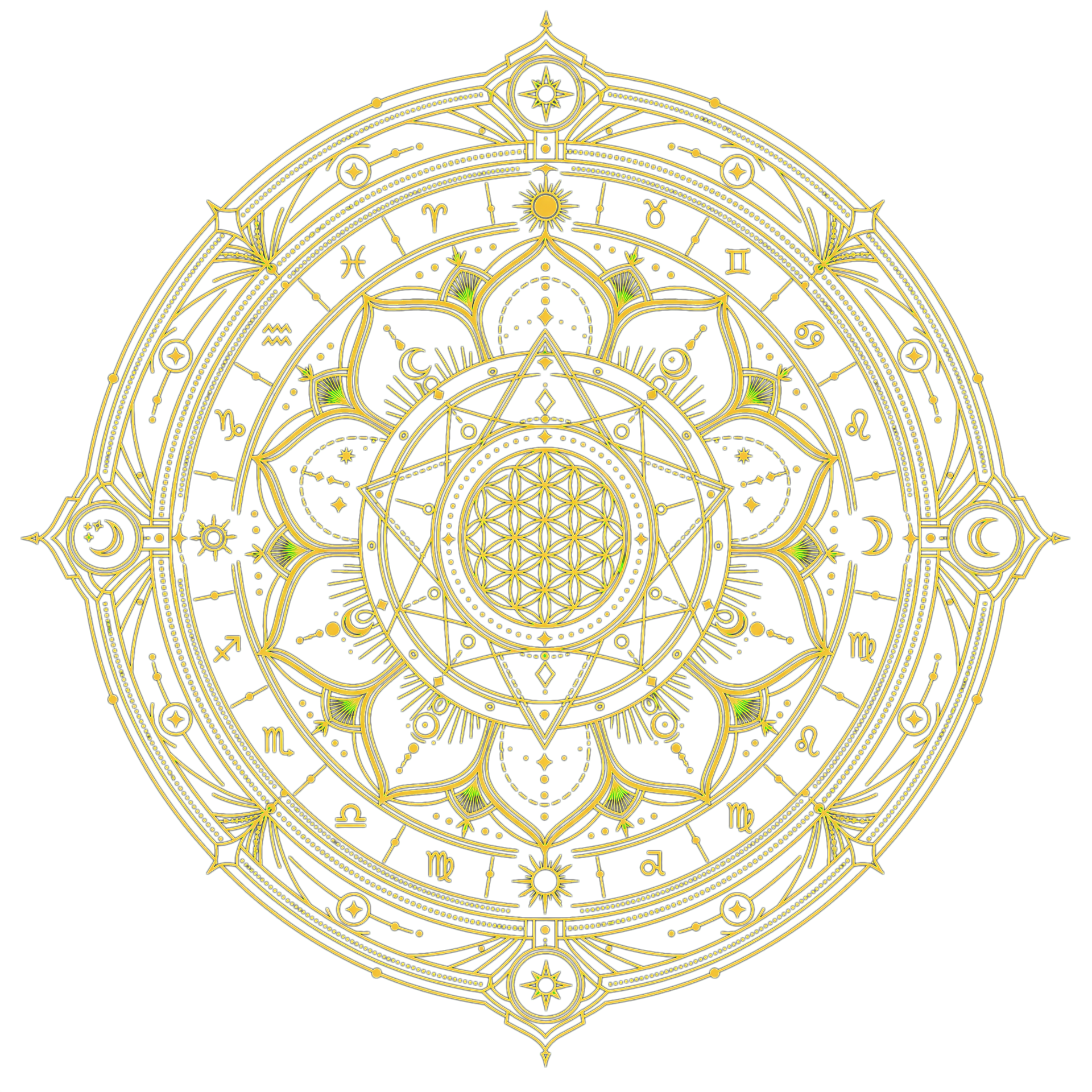 Sacred geometry mandala